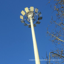 20m 25m 30m 35m galvanized high mast light pole for sports field